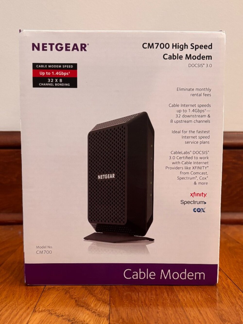 NETGEAR - CM700 High Speed Cable Modem - Picture 2 of 6